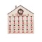 Multicolor Wooden Christmas Advent House Advent Calendar Decor